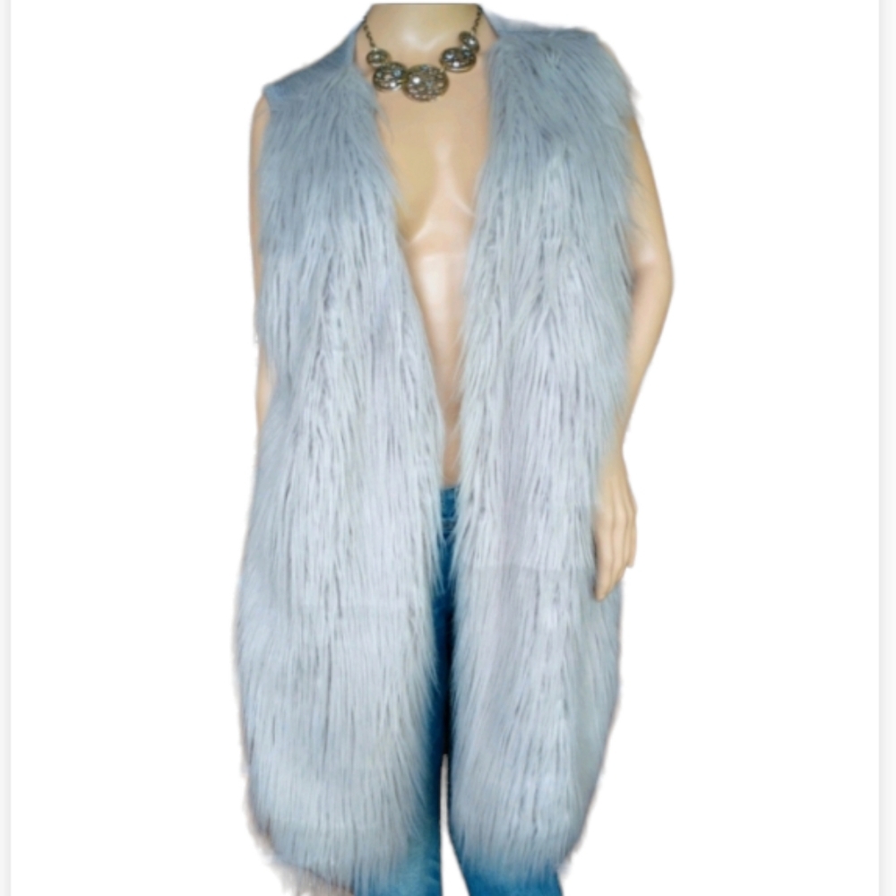 I. N. Studio Faux Fur Vest